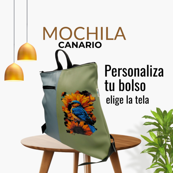 Mochila Artesanal Canario