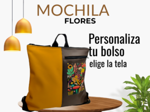 Mochila Artesanal Flores
