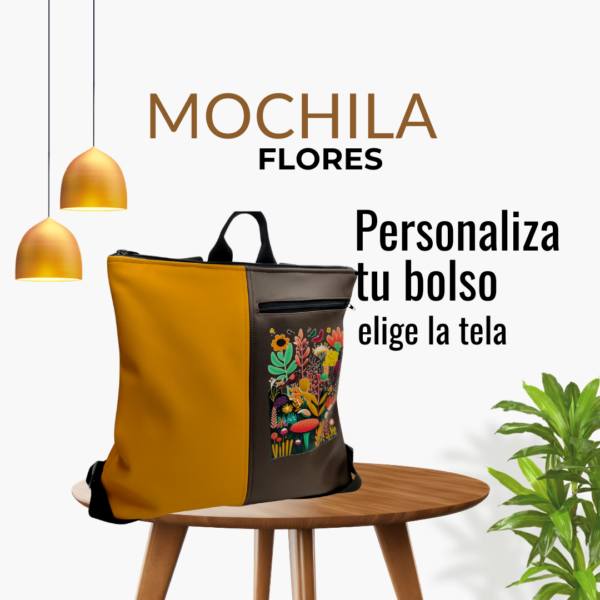 Mochila Artesanal Flores
