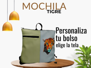 Mochilas de Tela Artesanales Tigre