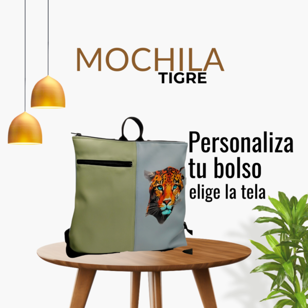Mochilas de Tela Artesanales Tigre