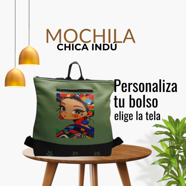 Mochila Artesanal Chica Indu