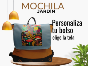 Mochila Artesanal Mujer Jardín